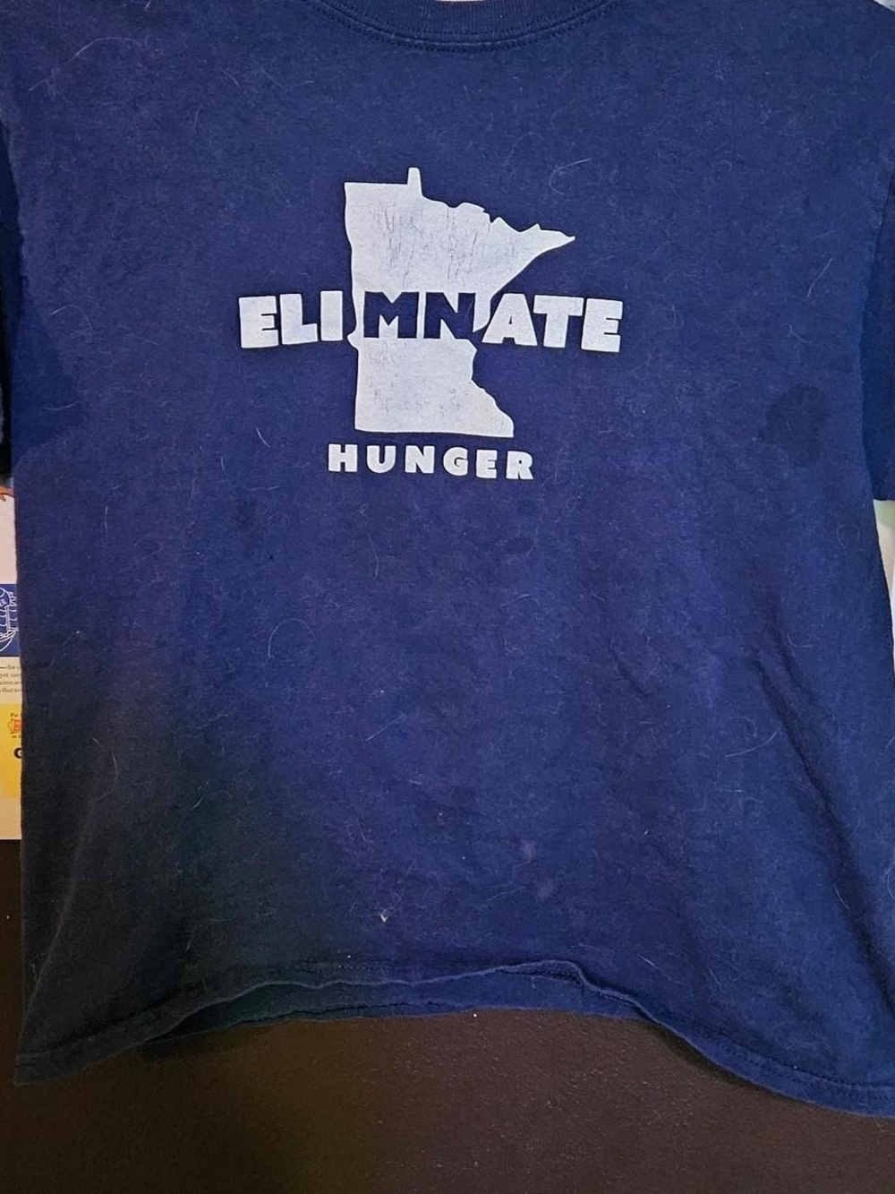 Kids Navy 'Eliminate Hunger' Graphic Tee